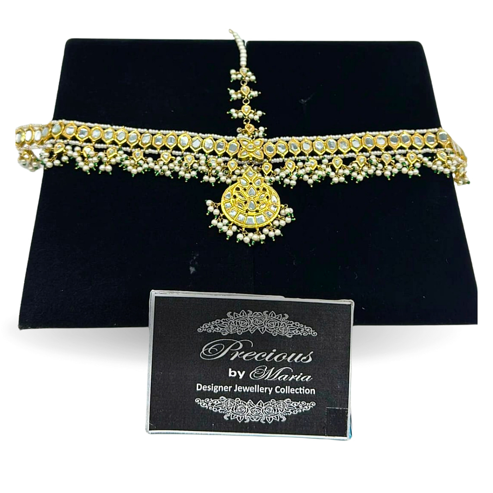 Sabyasachi inspired kundan gold plated matha Patti