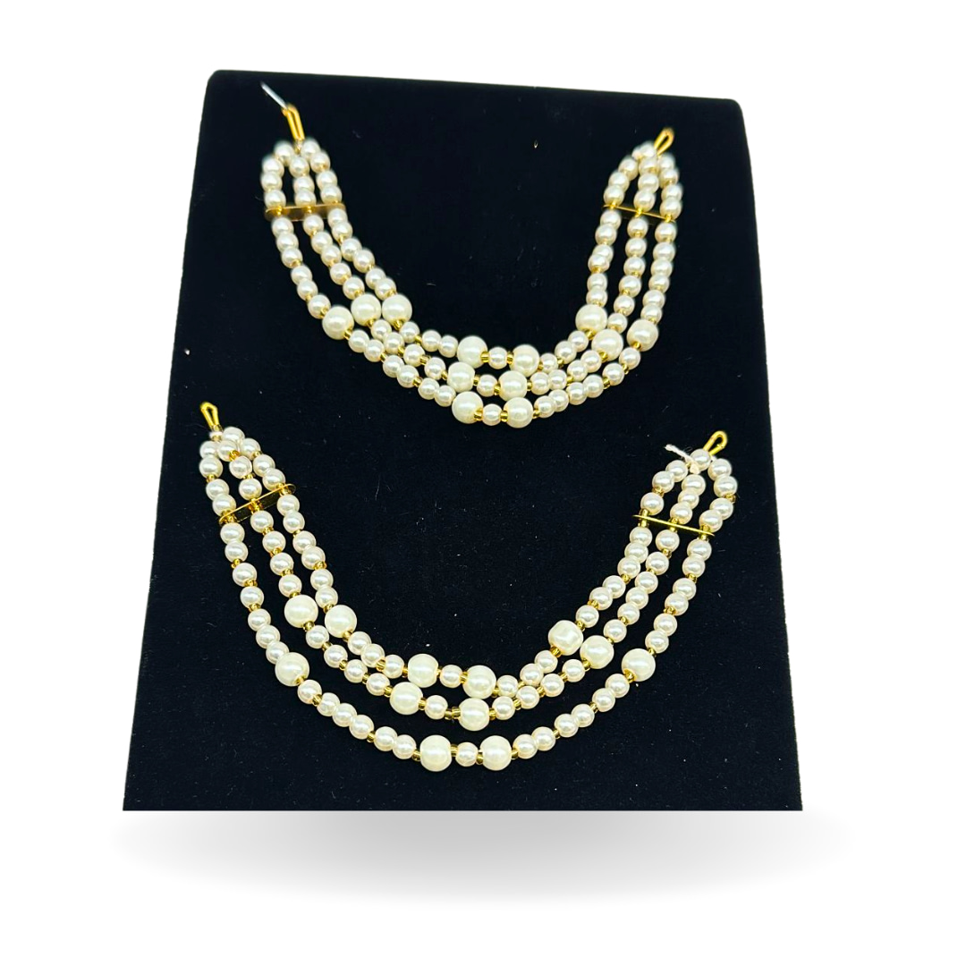 Three layered pearls sahare