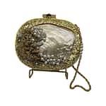 Golden Shell Clutch